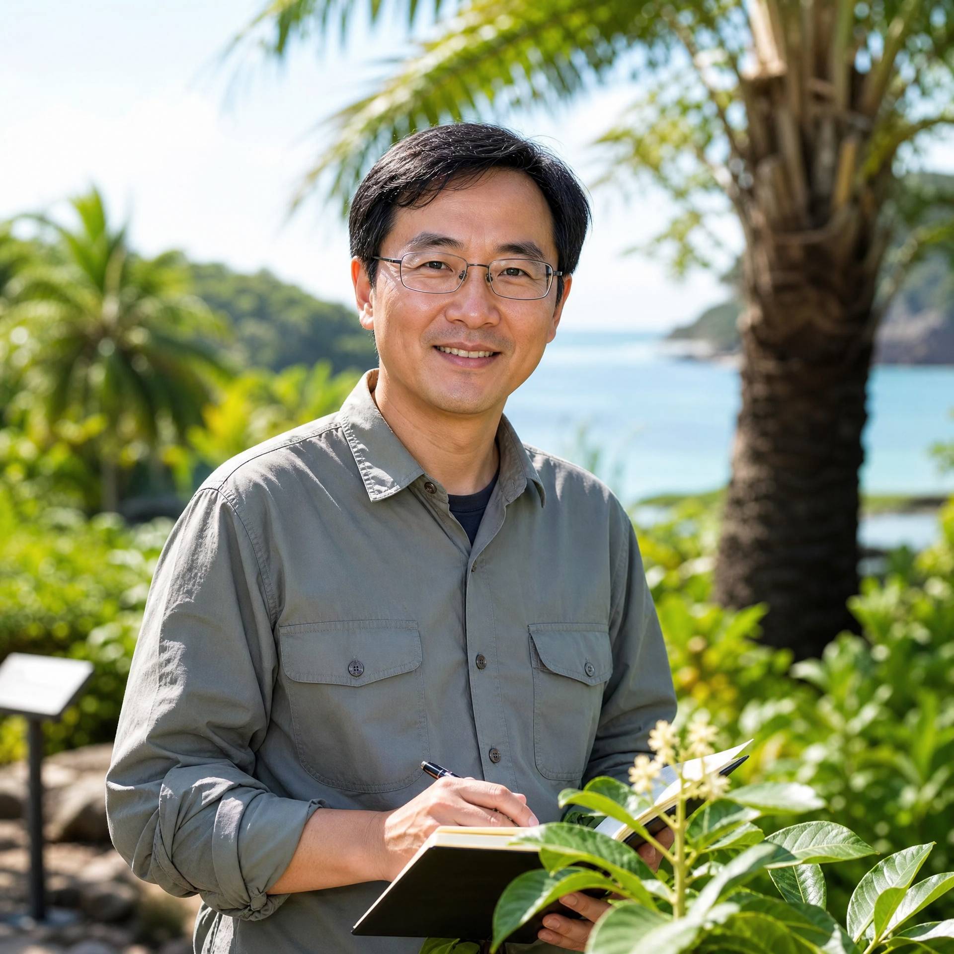 黄色仓库植物专家王建林